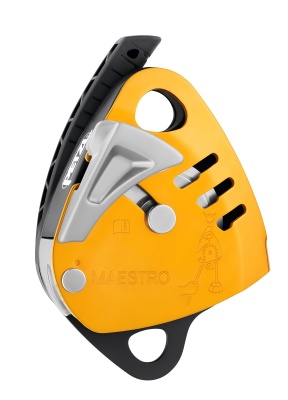PETZL攀索  MAESTRO® S 内置单向滑轮的下降器