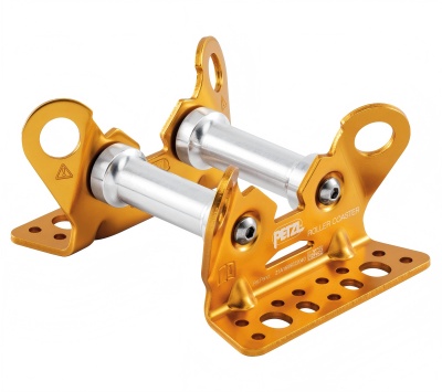 PETZL攀索 ROLLER COASTER 可正反使用，用于保护滑动绳索的滚轮护绳器